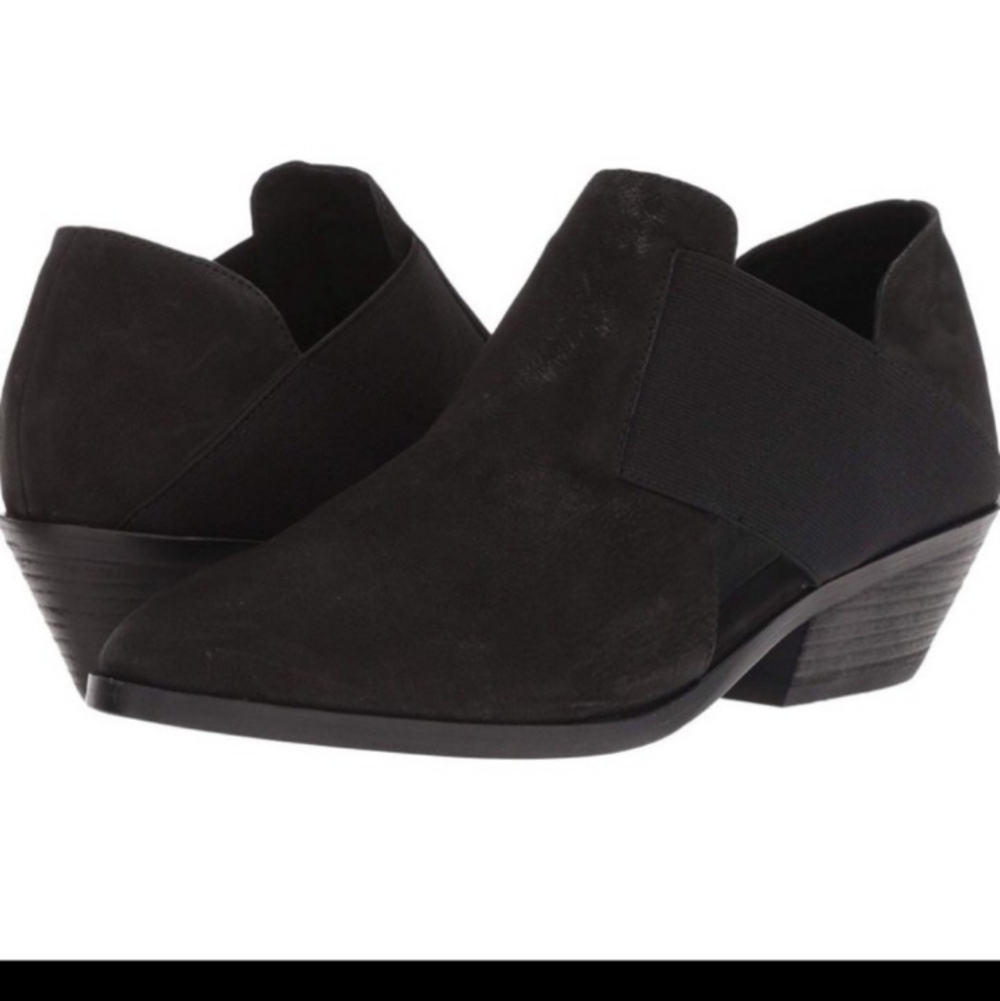 Eileen Fisher Black Booties Size 7 1/2
